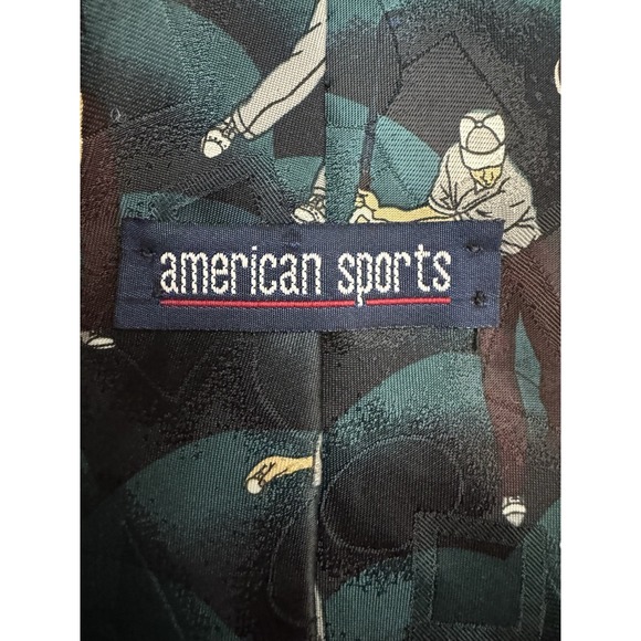 American Sports USA Made Golf Golfer Playful Novelty Tie Father Gift - Picture 3 of 5